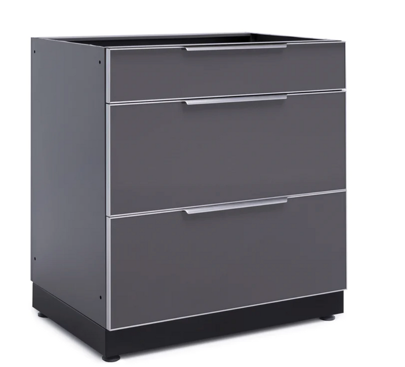 Outdoor Kitchen Aluminum 5 Piece Cabinet Set + Countertop outdoor funiture New Age   