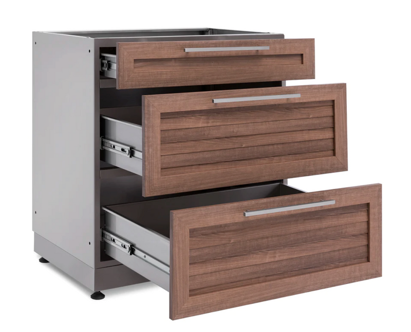 Outdoor Kitchen 4-piece Grove Stainless Steel + Counter Top outdoor funiture New Age   