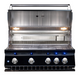 Bonfire Built-In 4 Burner Black +Cover+Rotisserie + Lifetime Warranty BBQ GRILL Bonfire Barbecue grills   