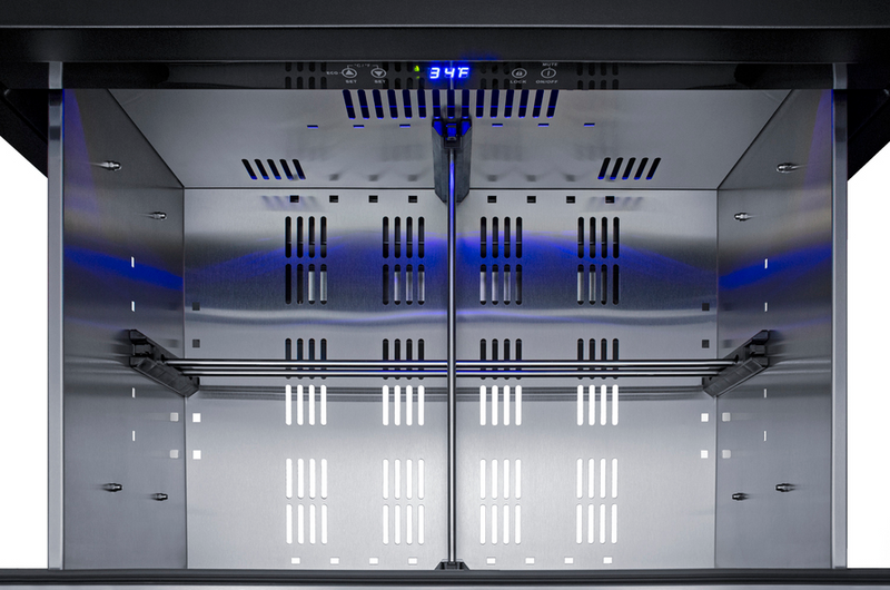 Summit 27" Wide 2-Drawer All-Refrigerator, ADA Compliant