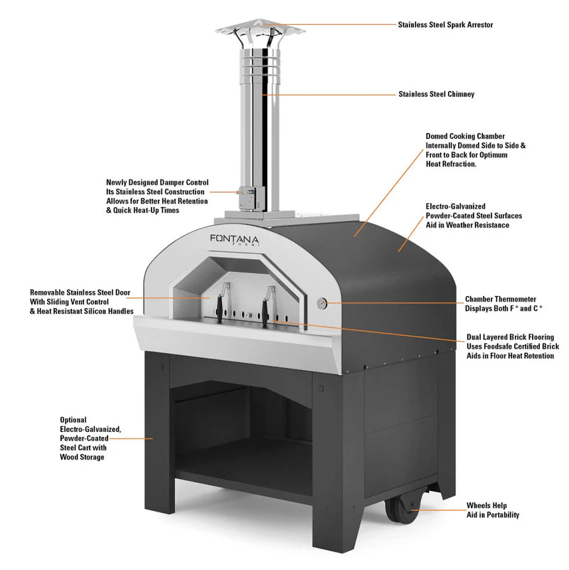 Fontana Prometeo Commercial Wood-Fired Oven