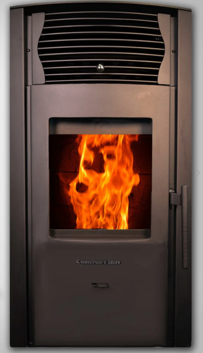 ComfortBilt HP50 2,200 sq. ft. EPA Certified Pellet Stove with Auto Ignition and 47 lb GREY/BLACK