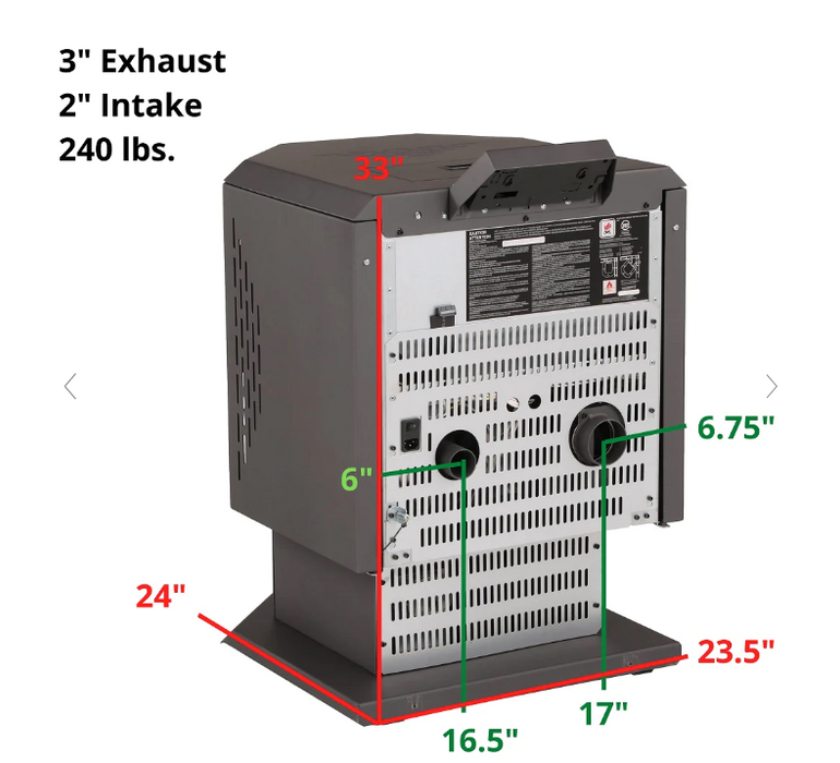 ComfortBilt HP21 2,400 sq. ft. EPA Certified Pellet Stove with Auto Ignition New