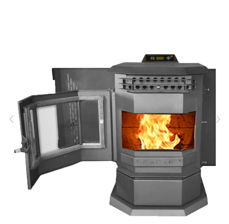 ComfortBilt HP22 2,800 sq. ft. EPA Certified Pellet Stove with Auto Ignition 80 lb Black
