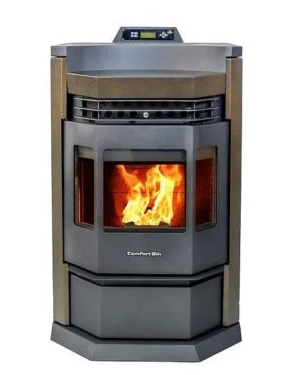 ComfortBilt HP22N 2,800 sq. ft. EPA Certified Pellet Stove with Auto Ignition 80 lb - Brown