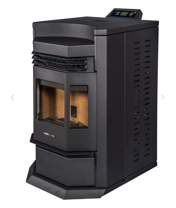 ComfortBilt HP22N 2,800 sq. ft. EPA Certified Pellet Stove with Auto Ignition 80 lb-Black