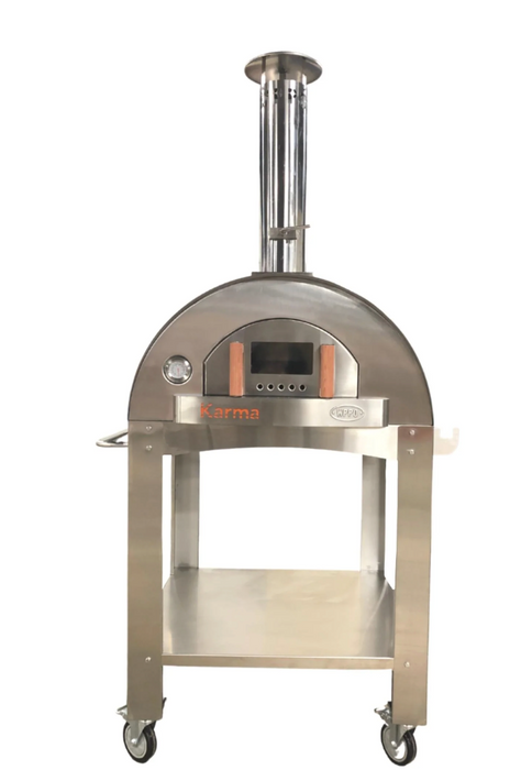 Professional Wood Fired Oven, Karma 32 304 Stainless Steel