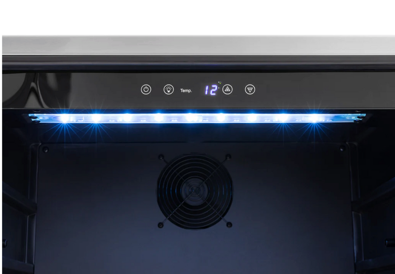 24 in. Under-Counter Fridge with Stainless Steel Door