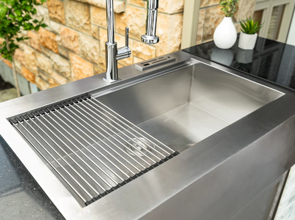 Outdoor Kitchen Signature Series 8 Piece Cabinet Set with Sink Cabinet