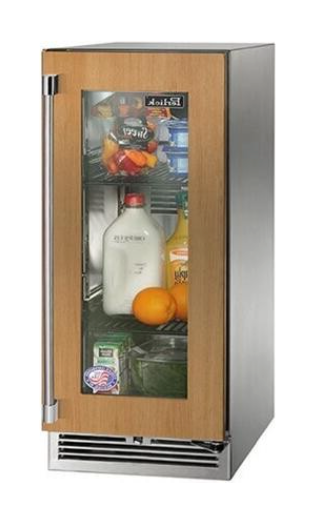 Perlick 15 Inch Built-in Undercounter Wine Reserve with 20-Bottle Capacity, 5 Wine Adjustable Full-Extension Wine Shelves, 2.8 cu. ft. Volume, Panel Ready Glass Door, Lock Factory Installed