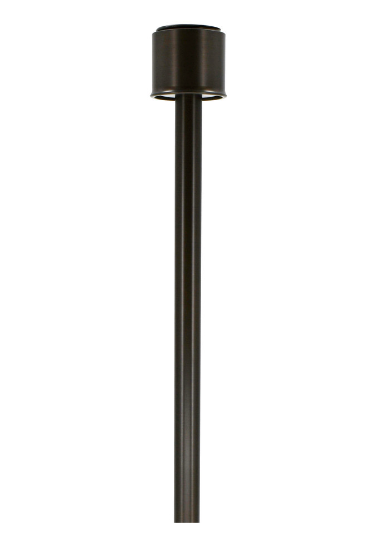 Lumien Modular Brass Adjustable Path Light Stem (Top Sold Separately)