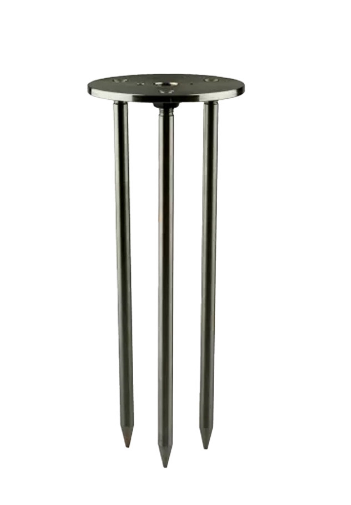 Lumien 12" Stainless Steel Trident Stake