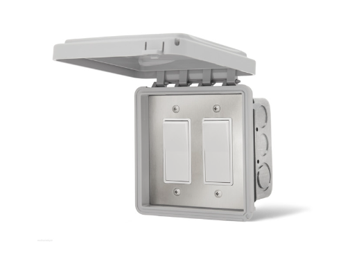 Dual Surface Mount On/Off Switch with Weatherproof Box, Infratech, 14-4425