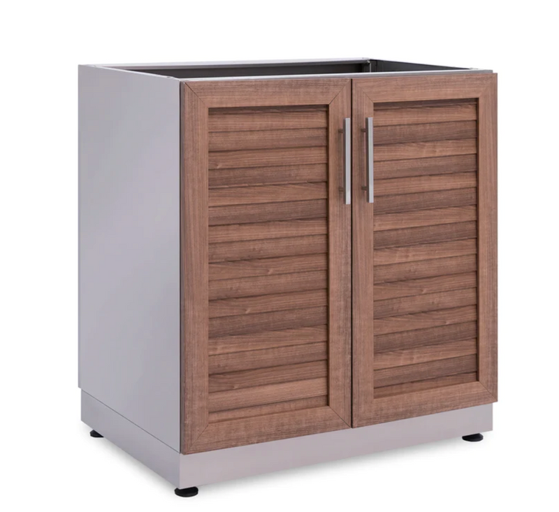 Outdoor Kitchen Stainless Steel Grove 2x Double Doors + Sink Cabinet