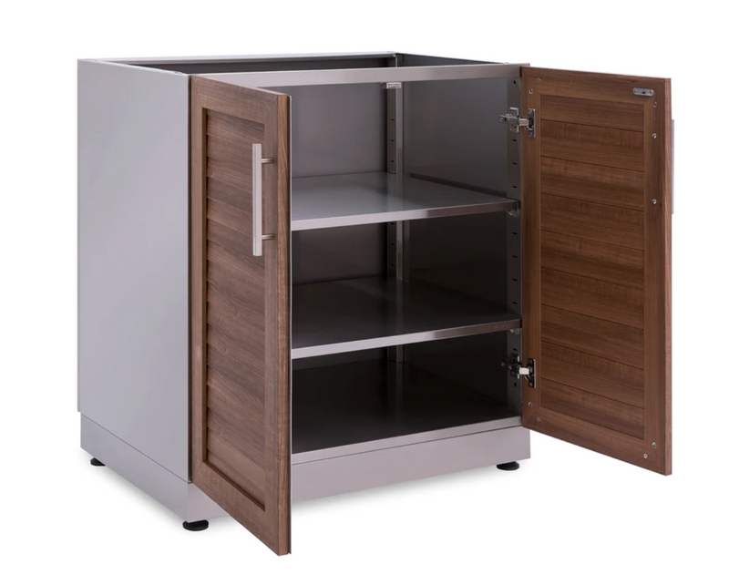 Outdoor Kitchen Stainless Steel Grove 2x Double Doors + Sink Cabinet