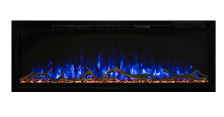 Modern Flames 60" Spectrum Slimline Wall Mount/Recessed Electric Fireplace