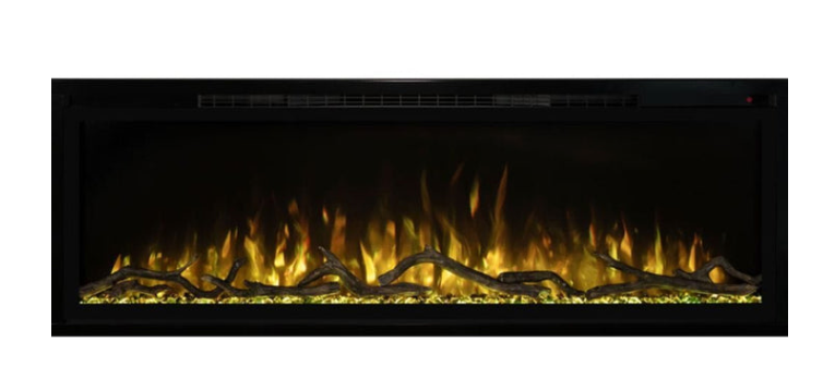 Modern Flames 60" Spectrum Slimline Wall Mount/Recessed Electric Fireplace