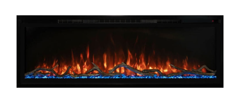 Modern Flames 60" Spectrum Slimline Wall Mount/Recessed Electric Fireplace