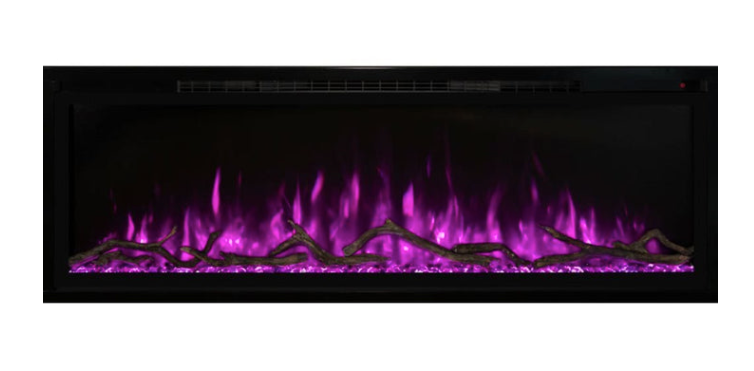 Modern Flames 60" Spectrum Slimline Wall Mount/Recessed Electric Fireplace
