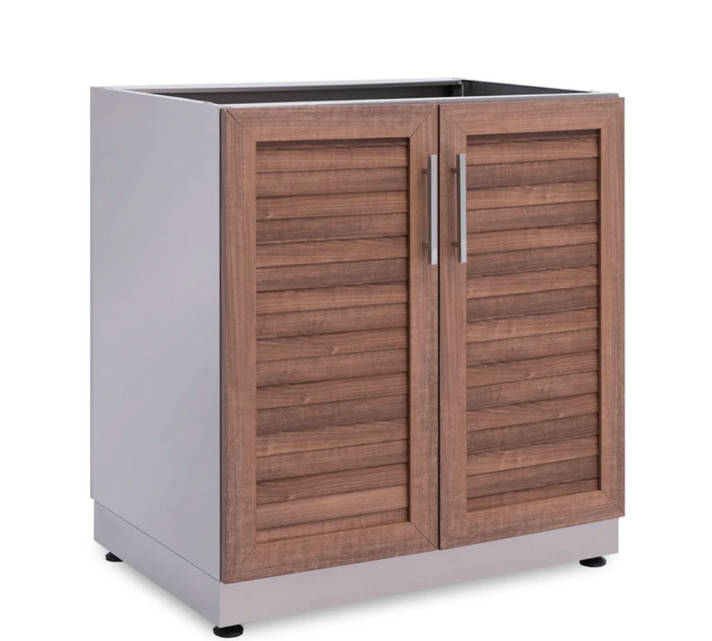 Outdoor Kitchen Stainless Steel Grove Double door + 3-Drawer + Sink Cabinet