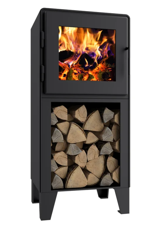 Nova 2500 Square Direct Vent Freestanding Wood Burning Stove