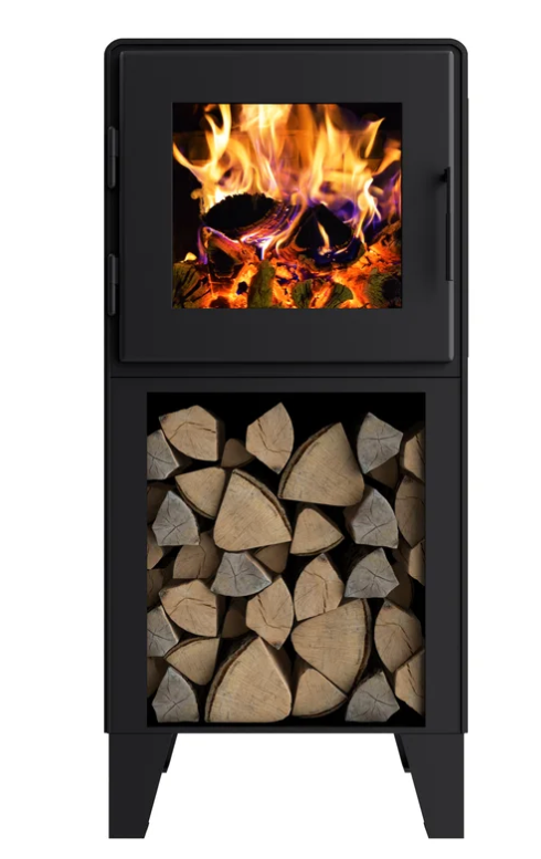 Nova 1500 Square Direct Vent Freestanding Wood Burning Stove