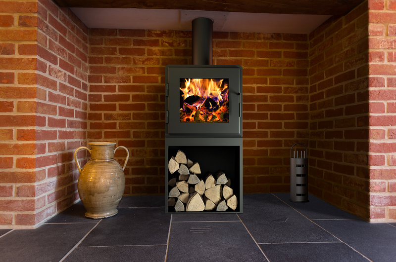 Nova 2500 Square Direct Vent Freestanding Wood Burning Stove