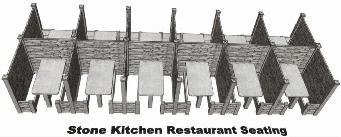 Stone Kitchen Restaurant Commercial Seating