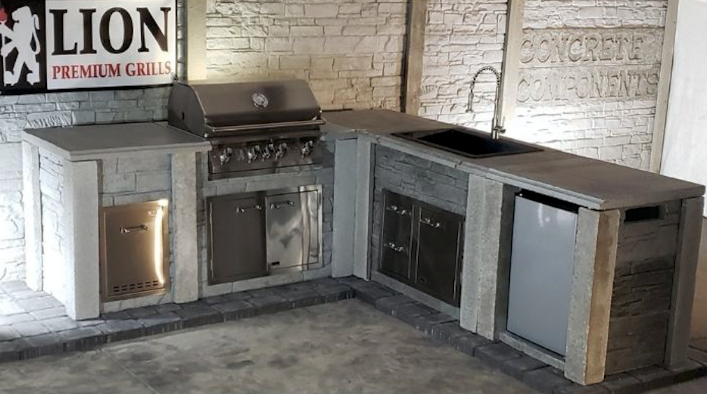 Stone Kitchen L- Shape + Sink unit