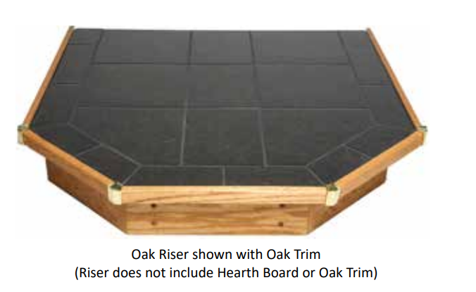 Diamond Riser Medium Diamond Hearths Oak Risers — Marvellesures