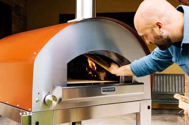 Fontana Roma Hybrid Gas & Wood Pizza Oven - Table top