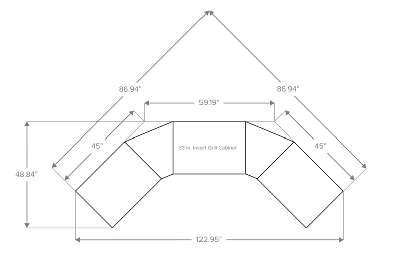 Outdoor Kitchen 6-piece Stainless Steel