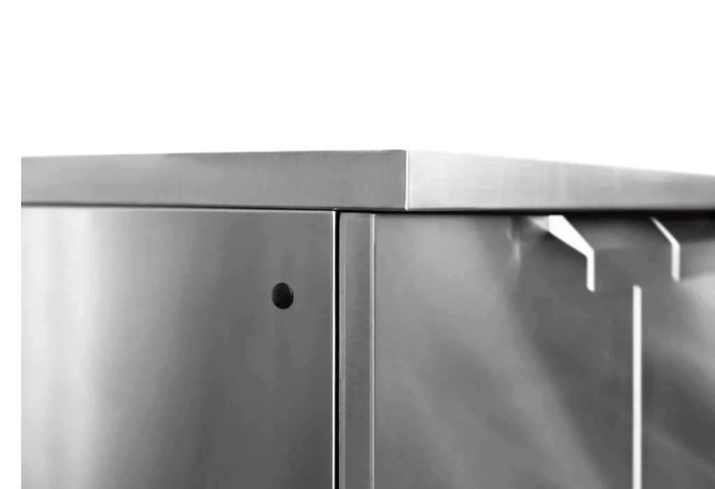 Outdoor Kitchen Stainless Steel 6 Piece Cabinet Set with 2-Door, Bar, Corner and Kamado Cabinet