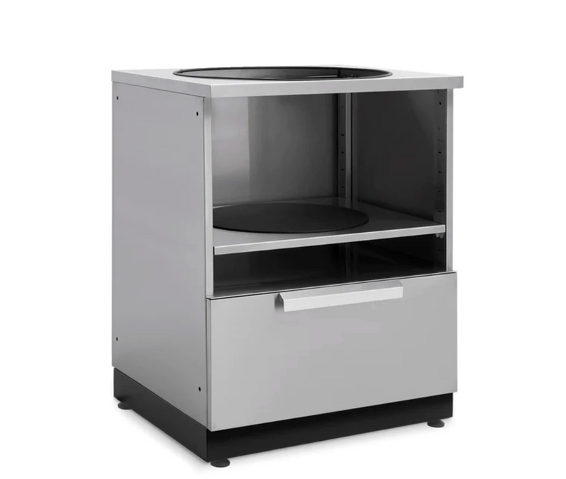 Outdoor Kitchen Stainless Steel 6 Piece Cabinet Set with 2-Door, Bar, Corner and Kamado Cabinet