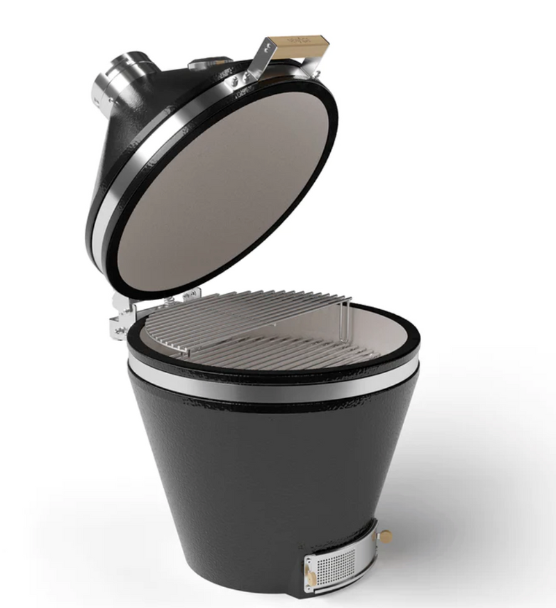 Outdoor Kitchen Stainless Steel 4 Piece Cabinet Set with Bar, Sink and Kamado Cabinet + Kamado + Countertop