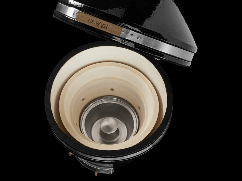 Outdoor Kitchen Stainless Steel 4 Piece Cabinet Set with Bar, Sink and Kamado Cabinet + Kamado + Countertop