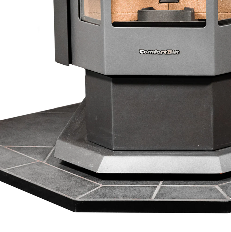 COMFORTBILT CORNER HEARTH PAD - MILL BLACK