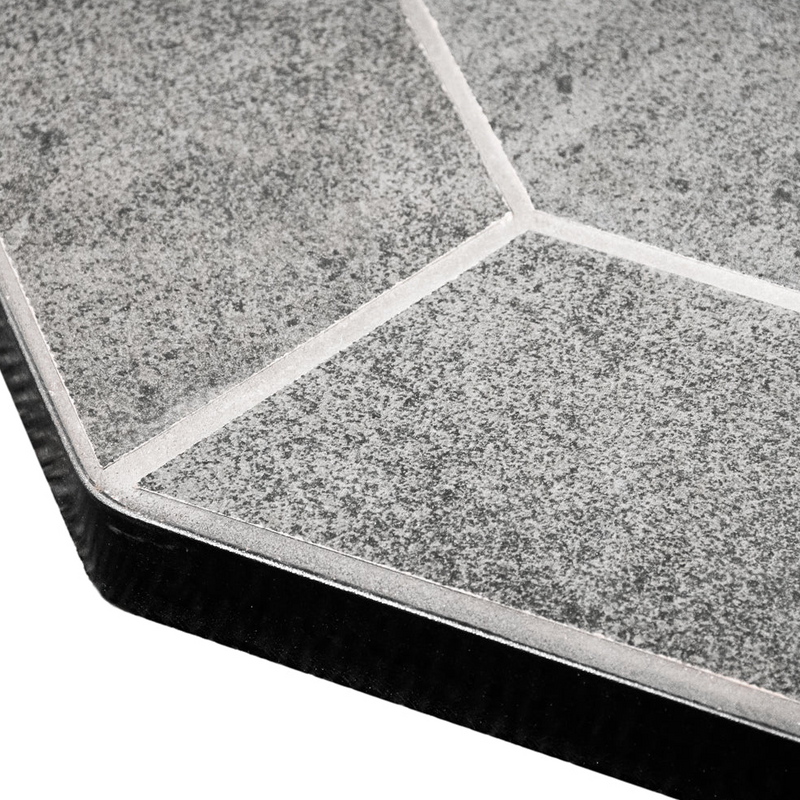 COMFORTBILT CORNER HEARTH PAD - MILL BLACK