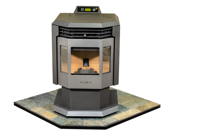 COMFORTBILT CORNER HEARTH PAD - NATURAL SILVER SLATE