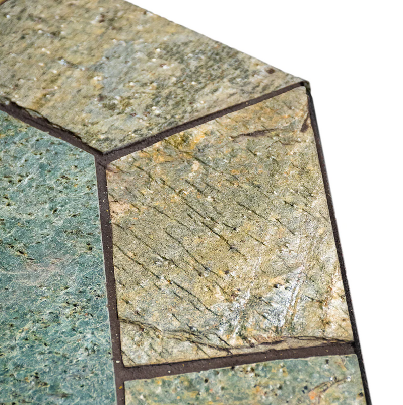 COMFORTBILT CORNER HEARTH PAD - NATURAL SILVER SLATE