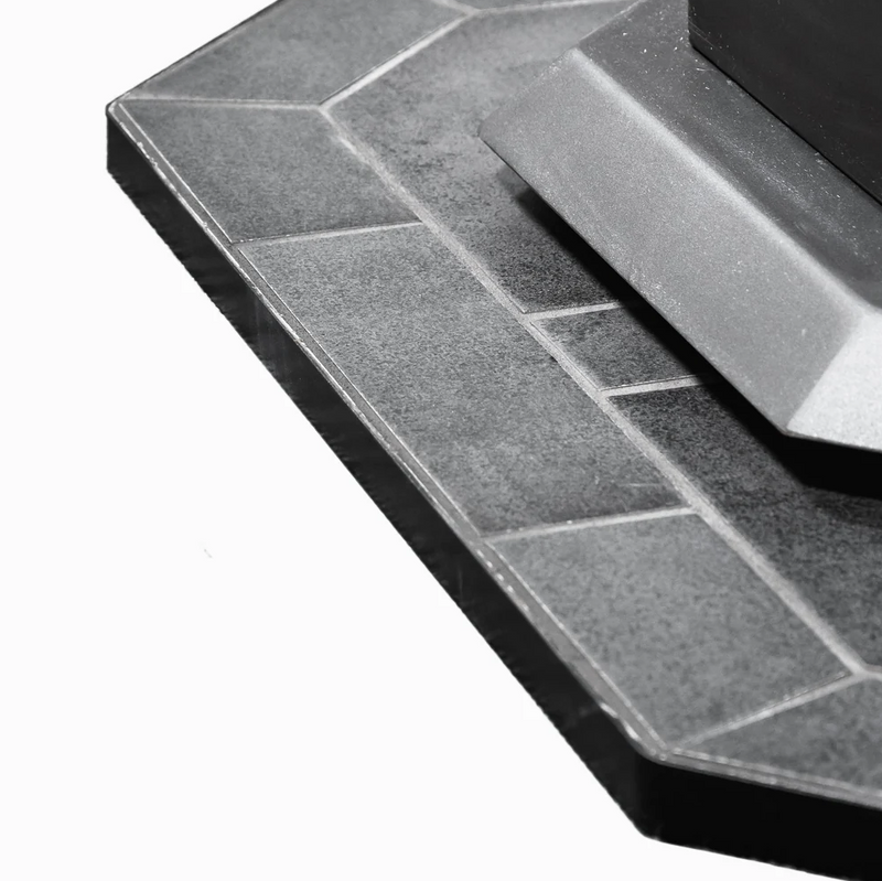 COMFORTBILT FLATWALL HEARTH PAD - MIDNIGHT BLACK