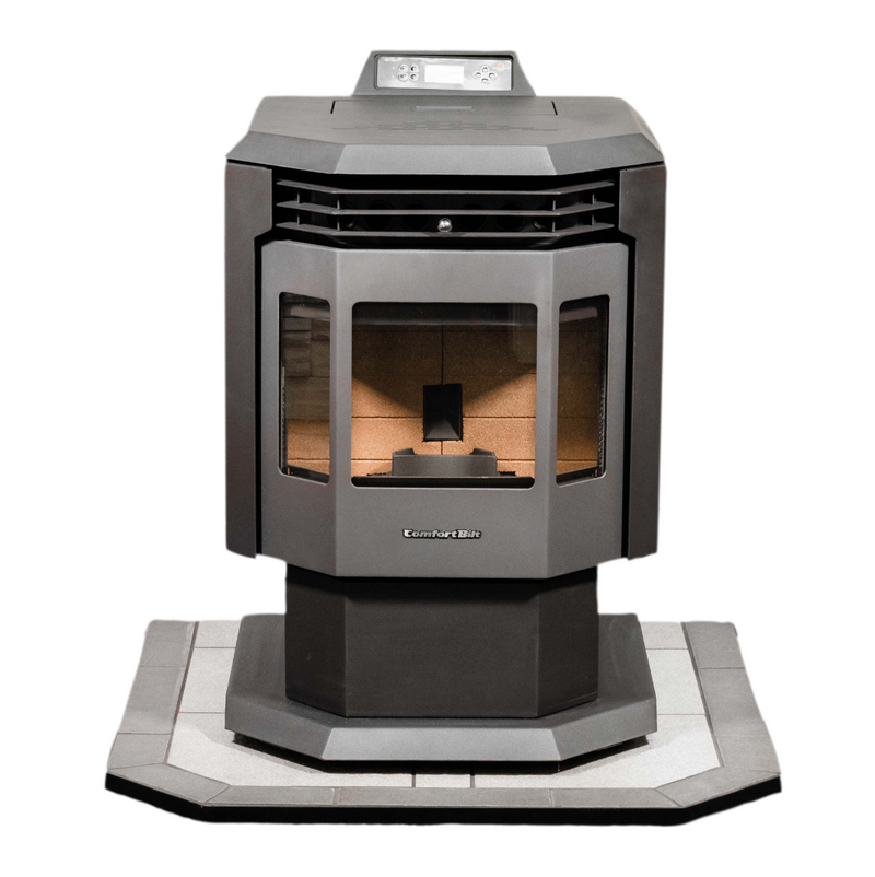 COMFORTBILT FLATWALL HEARTH PAD - PEWTER ROCK