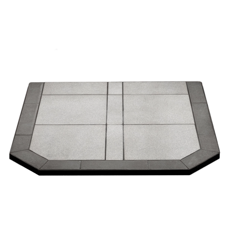 COMFORTBILT FLATWALL HEARTH PAD - PEWTER ROCK