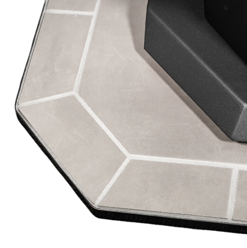 COMFORTBILT FLATWALL HEARTH PAD - AGATE GREY