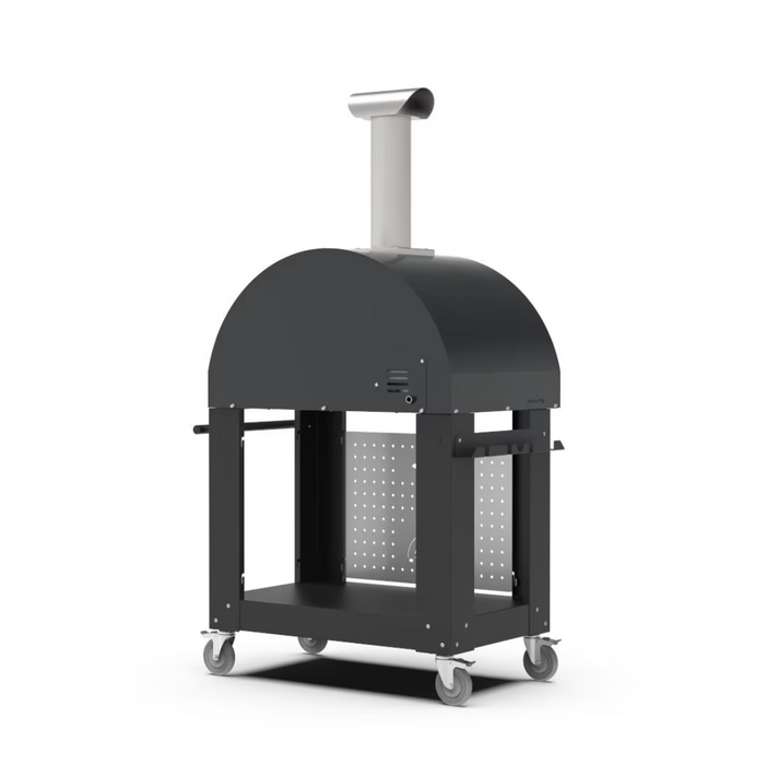 Alfa Classico 2 Pizze Propane Pizza Oven W/ Natural Gas Conversion Kit and Oven Base - Ardesia Grey - FXCL-2P-GGRA-U