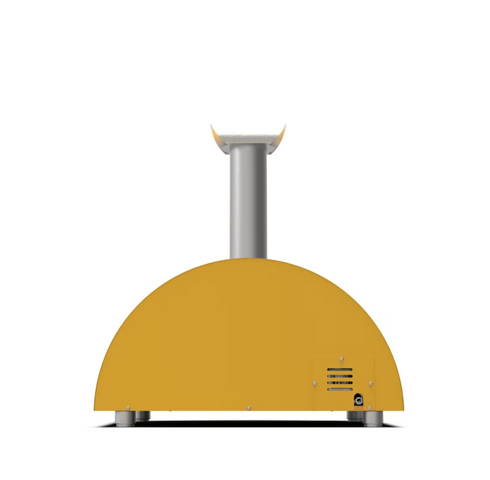 Alfa Moderno 2 Pizze Propane Pizza Oven W/ Natural Gas Conversion Kit - Fire Yellow - FXMD-2P-GGIA-U