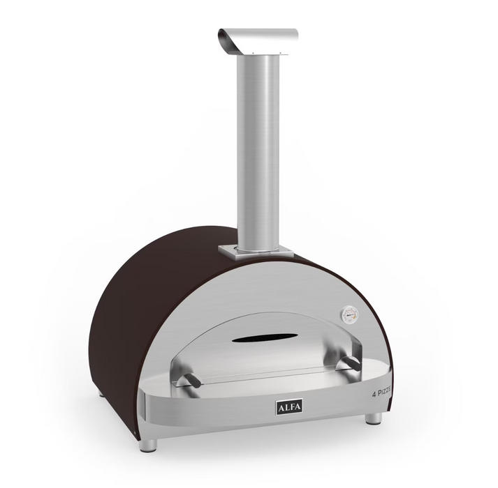 Alfa 4 Pizze 31-Inch Outdoor Countertop Wood-Fired Pizza Oven - Copper - FX4P-LRAM-T