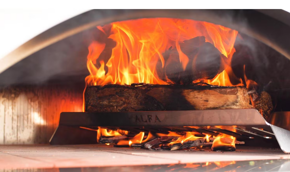 Alfa 4 Pizze 31-Inch Outdoor Wood-Fired Pizza Oven - Copper - FX4PIZ-LRAM
