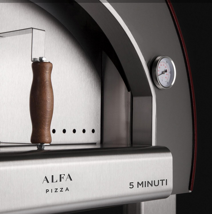 Alfa 5 Minuti 23-Inch Outdoor Countertop Wood-Fired Pizza Oven - Copper - FX5MIN-LRAM-T