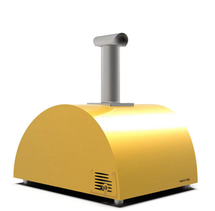 Alfa Moderno 5 Pizze Propane Pizza Oven W/ Natural Gas Conversion Kit - Fire Yellow - FXMD-5P-MGIA-U